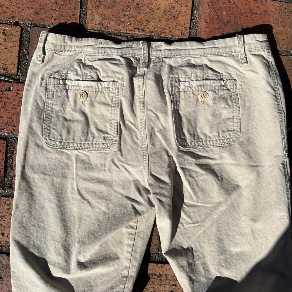 Y2K office‎ siren corporate Abercrombie and Fitch cargo khaki pants - Picture 6 of 6